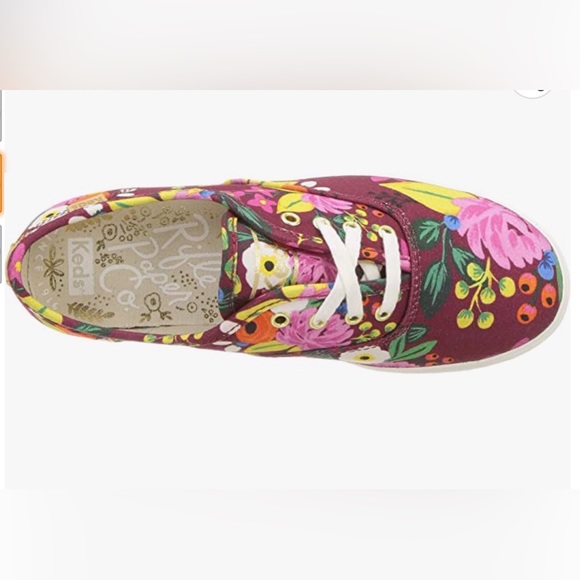 Keds Rifle Paper Company Floral Champion Seasonal Vintage Blossoms Sneakers - Picture 2 of 8